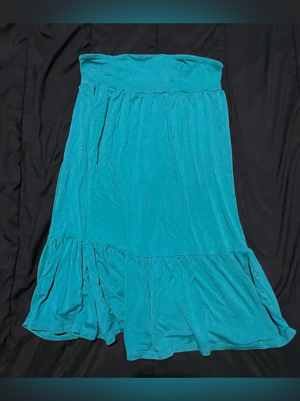 Forever 21 Blue Midi Skirt